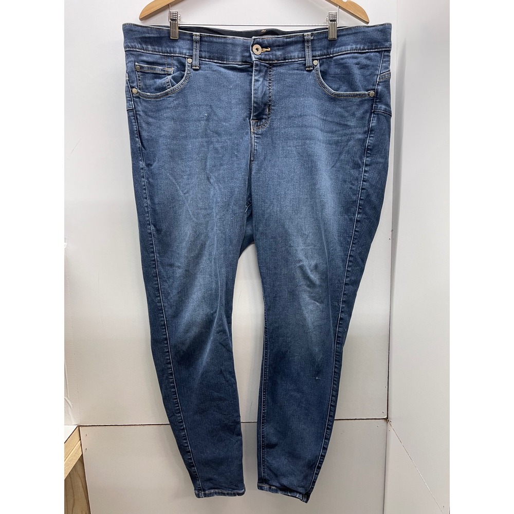 Torrid Bombshell Skinny Jeans Womens 22R Medium Wash Premium Stretch Denim